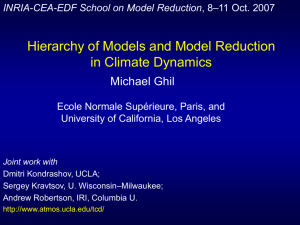 Model - UCLA: Atmospheric and Oceanic Sciences