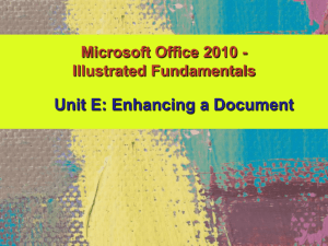 Microsoft Windows Vista Essentials Illustrated Unit A