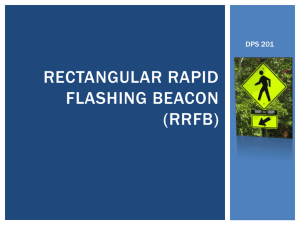 Rectangular Rapid Flashing Beacon