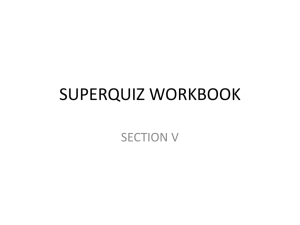 superquiz workbook - Madison County Schools