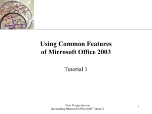 Common Features Of Microsoft Office - c-jump