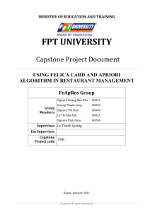 Using Felica card and Apriori algorithm in restaurant management