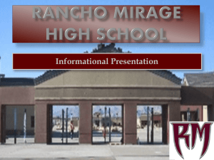 File - Rancho Mirage High School