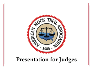 Judges' PowerPoint