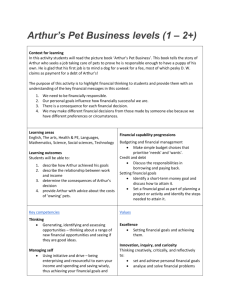 Arthur's pet business L1-2 Cross curricular