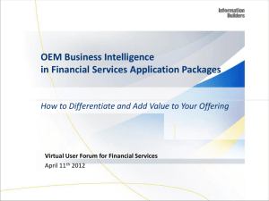 Virtual User Forum for Financial Services