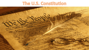 3 - The U.S. Constitution