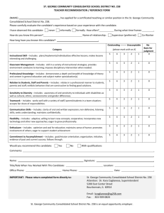 Teacher Recommendation Reference Form