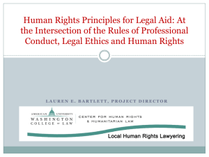 Human Rights & Ethics