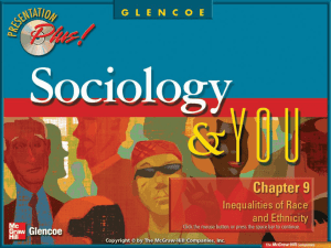 Sociology and You - Miami East Schools