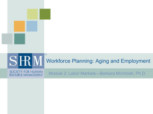 Workforce Planning: Aging and Employment Society for Human
