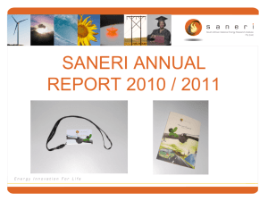 SANERI Annual Report 2010/11