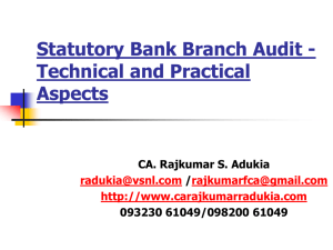 Audit Planning - ICAI Visakhapatnam