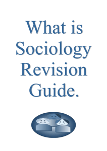 What is Sociology Revision Guide