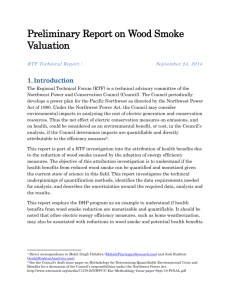 Report - Regional Technical Forum