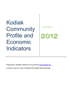 Kodiak Community Profile and Economic Indicators