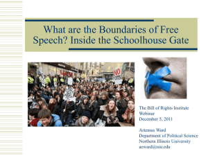 What are the Boundaries of Free Speech?
