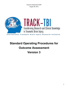 approach to outcome assessment - TRACK-TBI