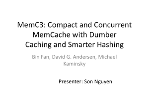 MemC3 slides