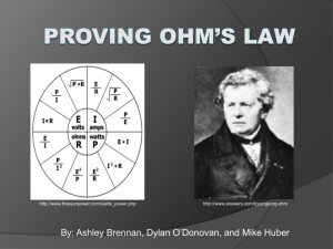 Ohm's Law - CommFinalProject