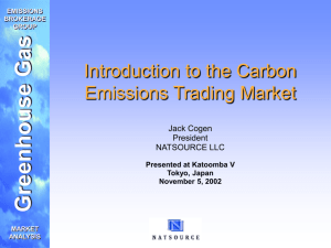 Introduction to Carbon Emissions Trading