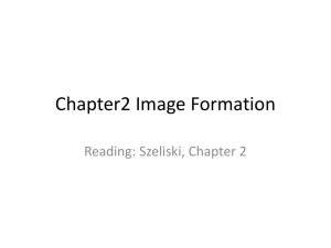 Chapter2 Image Formation
