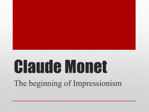 Claude Monet - Bismarck Public Schools