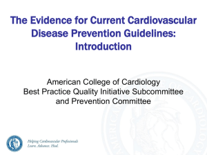 Introduction - American College of Cardiology