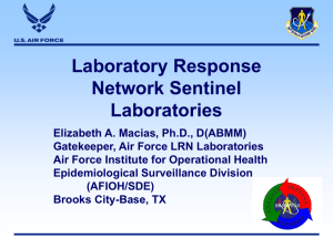 Laboratory Response Network (LRN) Sentinel Laboratories