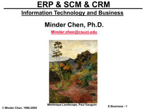 ERP & CRM slides