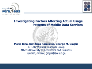 Investigating Factors Affecting Actual Usage
