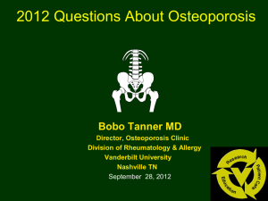 The Top 10 Questions About Osteoporosis