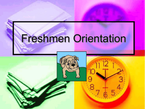 Freshmen Orientation