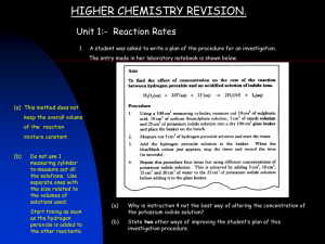 higher chemistry revision.