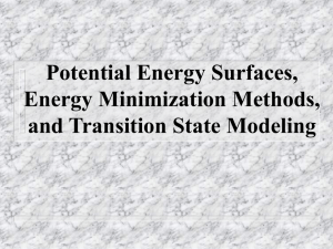 Potential Energy Surfaces, Optimization Methods and Transition States