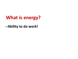 What is energy? - Issaquah Connect