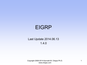 eigrp - Kenneth M. Chipps Ph.D. Web Site Home Page