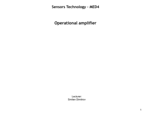 ST12 – Operational amplifier