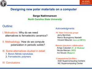 Designing new polar materials on a computer