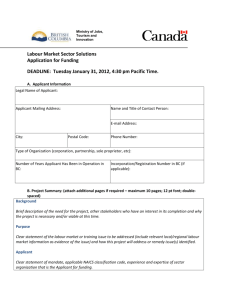 Application Form - Appendix A-1 Eligible Costs