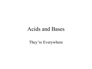 Acids and Bases