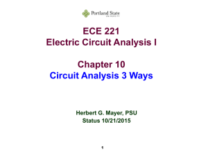 3 Methods of Circuit Analysis