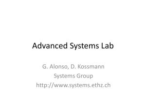 Advanced Systems Lab