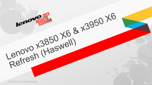 x3850 x6 Haswell presentation