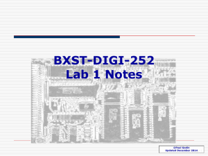 Basic Digital Logic Lab 1