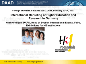 International Marketing - The German Approach