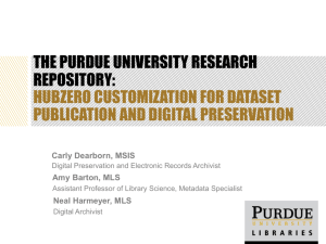Slides for The Purdue University Research Repository