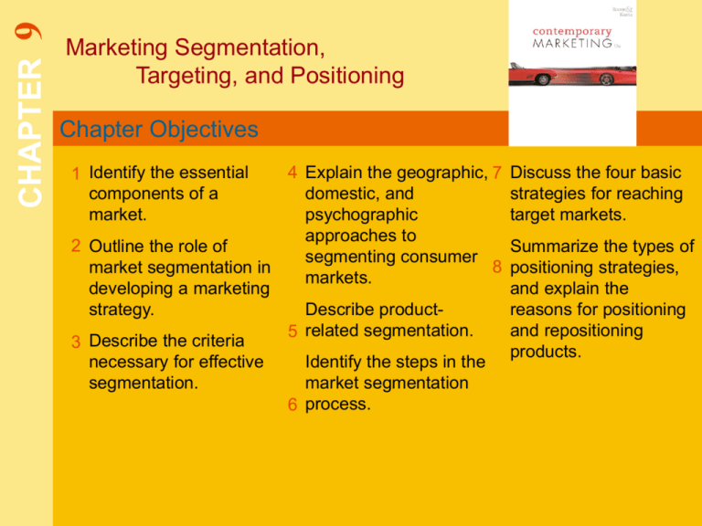 Explain Geographic Segmentation