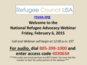 Final PPT for 2.6.14 RCUSA grassroots call