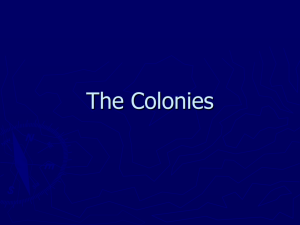 The Colonies